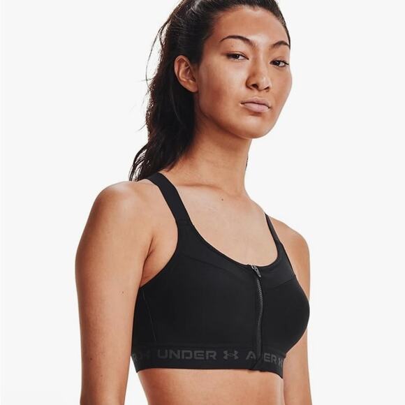 Under Armour Women's High Crossback Zip‎ Bra 32DD NWT - Picture 1 of 9